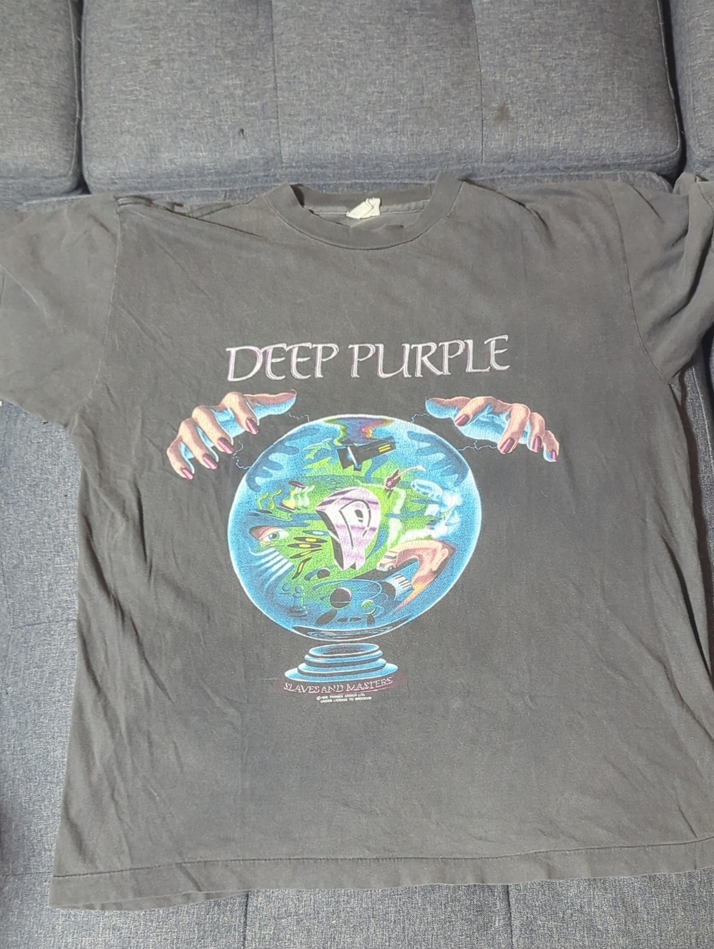 Authentic Vintage 1991 Deep Purple "Slaves and Masters" European Tour T-Shirt